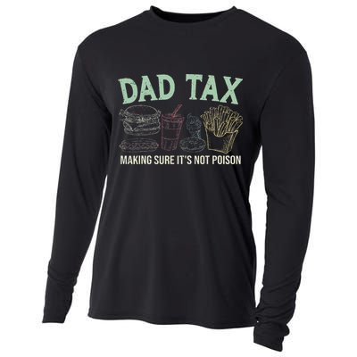 Dad Tax Making Sure It's Not Funny Fathers Day Cooling Performance Long Sleeve Crew