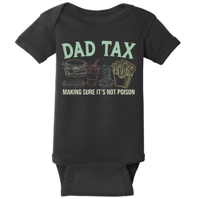Dad Tax Making Sure It's Not Funny Fathers Day Baby Bodysuit