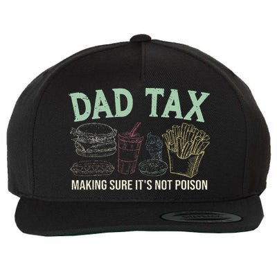 Dad Tax Making Sure It's Not Funny Fathers Day Wool Snapback Cap
