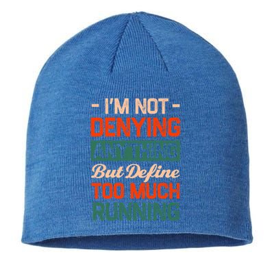 Define Too Much Running Sayings Runner Quotes Marathon Gift Sustainable Beanie