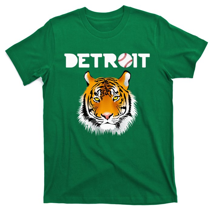 Distressed Tiger Mascot Cool Detroit Tiger T-Shirt