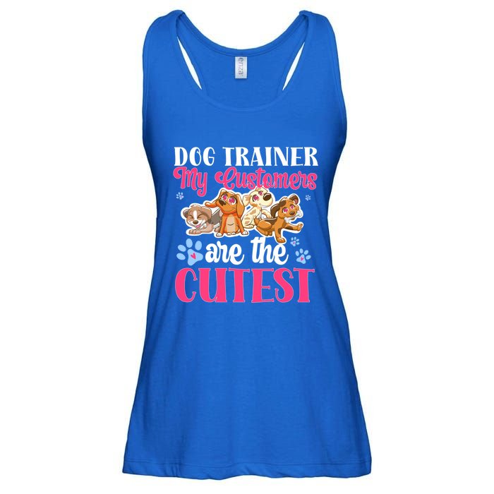 Dog Trainer My Customers Are The Cutest Dog Training Gift Ladies Essential Flowy Tank