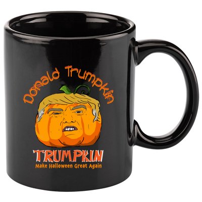 Donald Trumpkin Make Halloween Great Again Boys Girls Gift 11oz C Handle Ceramic Mug