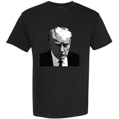 Donald Trump Mug Shot Garment-Dyed Heavyweight T-Shirt