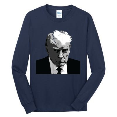 Donald Trump Mug Shot Tall Long Sleeve T-Shirt