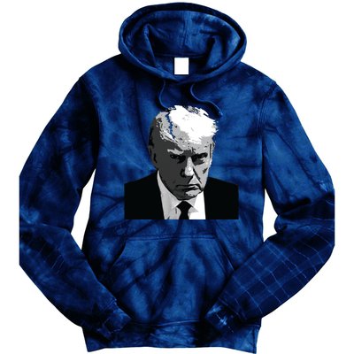 Donald Trump Mug Shot Tie Dye Hoodie