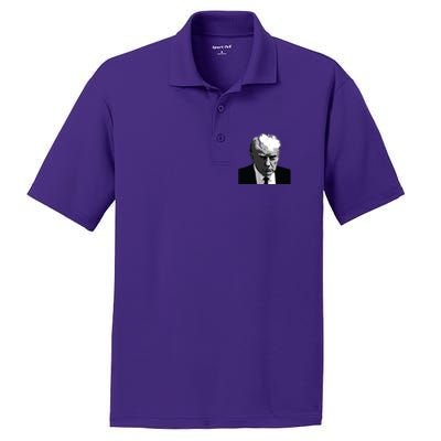 Donald Trump Mug Shot PosiCharge RacerMesh Polo