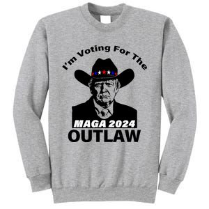 Donald Trump Maga IM Voting For The Outlaw 2024 President Sweatshirt