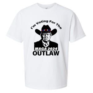 Donald Trump Maga IM Voting For The Outlaw 2024 President Sueded Cloud Jersey T-Shirt