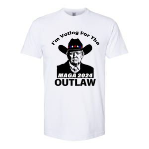 Donald Trump Maga IM Voting For The Outlaw 2024 President Softstyle CVC T-Shirt