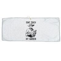 DonT Touch My Garden Funny Gardening Large Microfiber Waffle Golf Towel