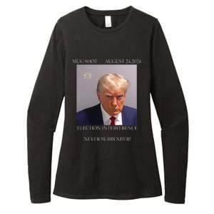 Donald Trump Mug Shot August 24 2024 Election Interference Womens CVC Long Sleeve Shirt