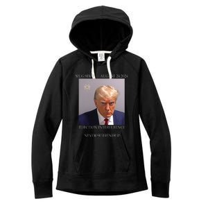 Donald Trump Mug Shot August 24 2024 Election Interference Women's Fleece Hoodie