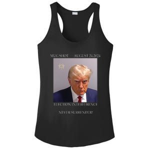 Donald Trump Mug Shot August 24 2024 Election Interference Ladies PosiCharge Competitor Racerback Tank