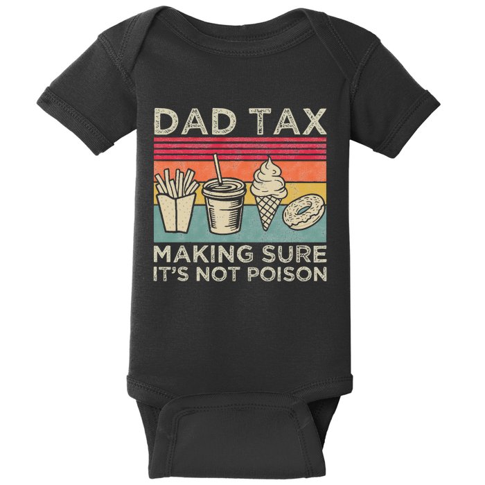 Dad Tax Making Sure ItS Not Funny Father’S Day Baby Bodysuit