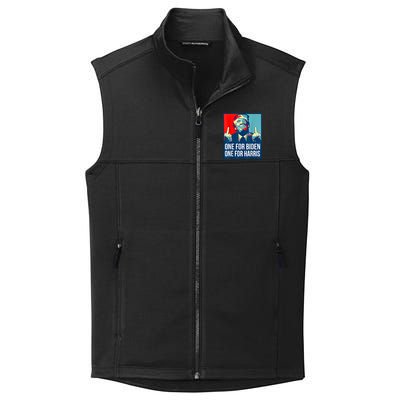 Donald Trump Middle Finger Biden Harris America Republican Collective Smooth Fleece Vest