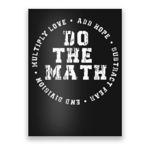 Do The Math x Love Add Hope Slogan Gift  Poster