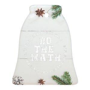 Do The Math x Love Add Hope Slogan Gift  Ceramic Bell Ornament