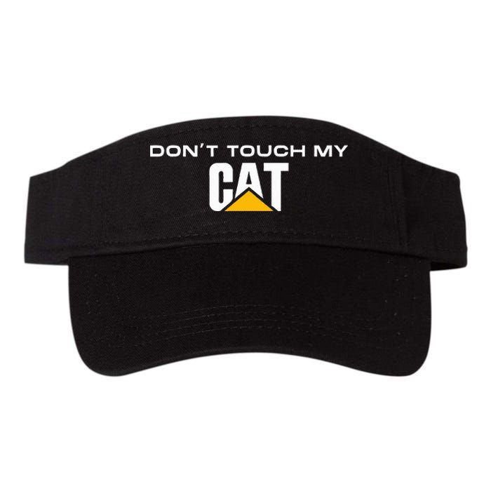 Dont Touch My Cat Operator Driver Fan Caterpillar Valucap Bio-Washed Visor