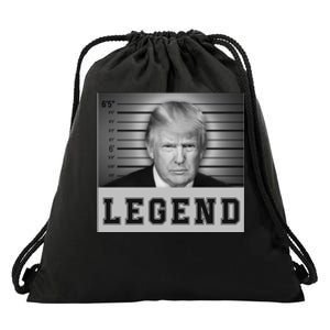 Donald Trump Mug Shot 2024 Donald Trump Is A Legend Drawstring Bag