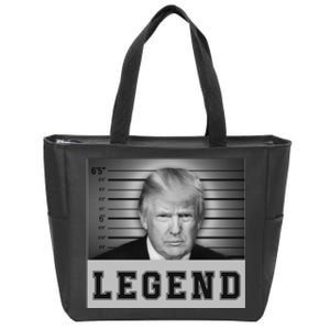 Donald Trump Mug Shot 2024 Donald Trump Is A Legend Zip Tote Bag