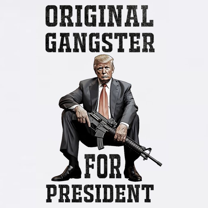 Donald Trump Mugshot Original Gangster For President 2024 Doggie Tank