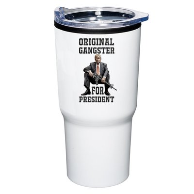 Donald Trump Mugshot Original Gangster For President 2024 Tumbler