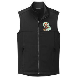 DonT Touch My Tools Serious Injuries May Occur Funny Cat Collective Smooth Fleece Vest