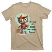 DonT Touch My Tools Serious Injuries May Occur Funny Cat T-Shirt