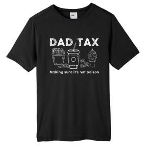 Dad Tax Making Sure Its Not Funny Fathers Day Joke Tall Fusion ChromaSoft Performance T-Shirt