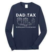 Dad Tax Making Sure Its Not Funny Fathers Day Joke Long Sleeve Shirt