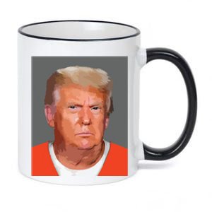 Donald Trump Mug Shot 11oz Black Color Changing Mug