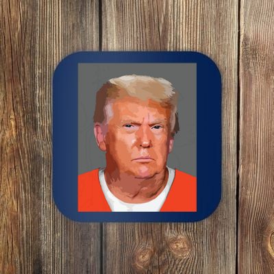 Donald Trump Mug Shot Coaster