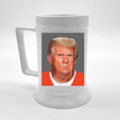 Donald Trump Mug Shot Beer Stein