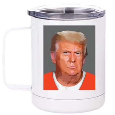 Donald Trump Mug Shot 12 oz Stainless Steel Tumbler Cup