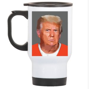 Donald Trump Mug Shot Stainless Steel Travel Mug