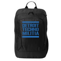 Detroit Techno Militia Blue City Backpack