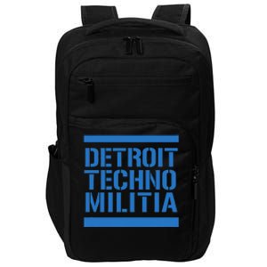 Detroit Techno Militia Blue Impact Tech Backpack