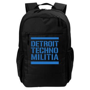 Detroit Techno Militia Blue Daily Commute Backpack