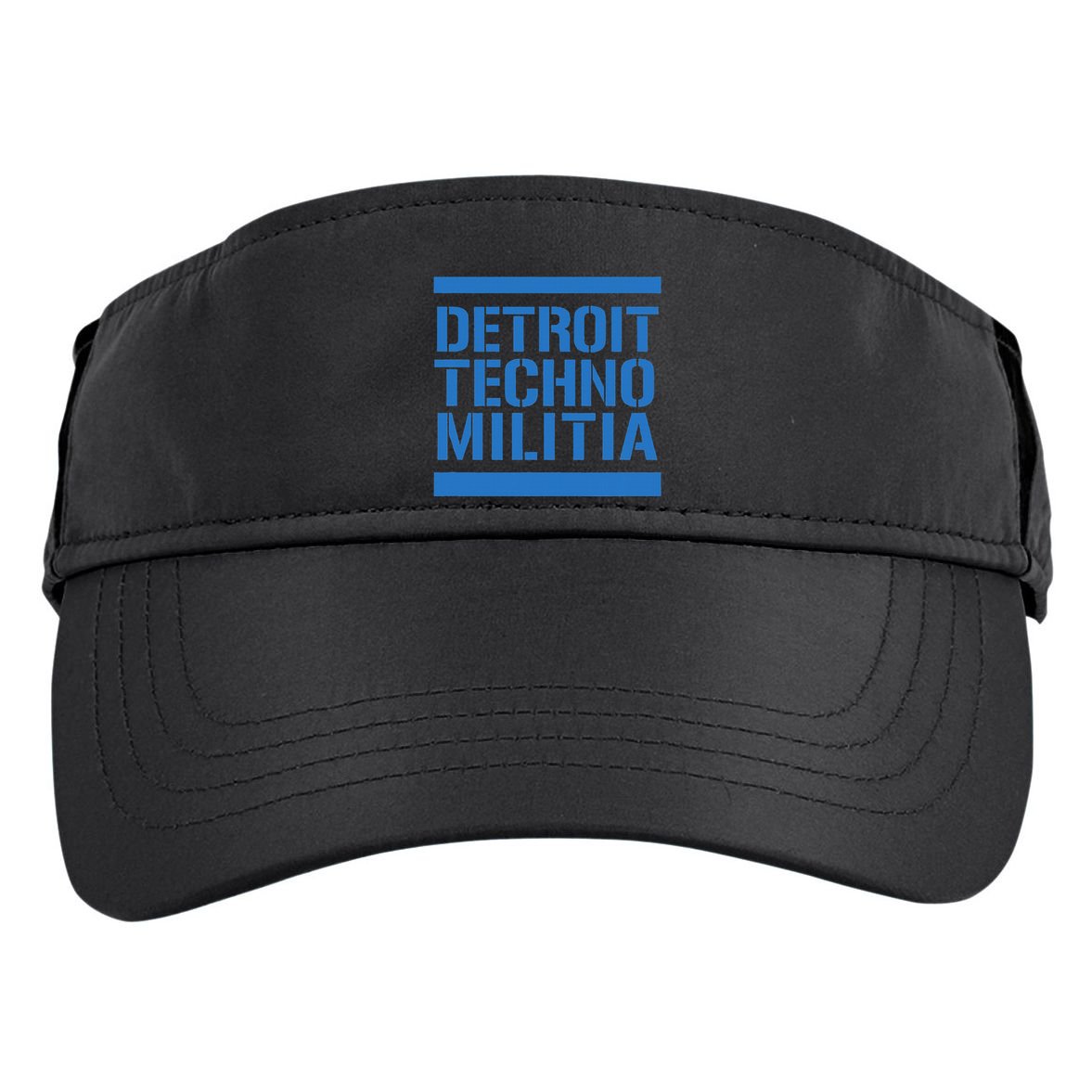 Detroit Techno Militia Blue Adult Drive Performance Visor