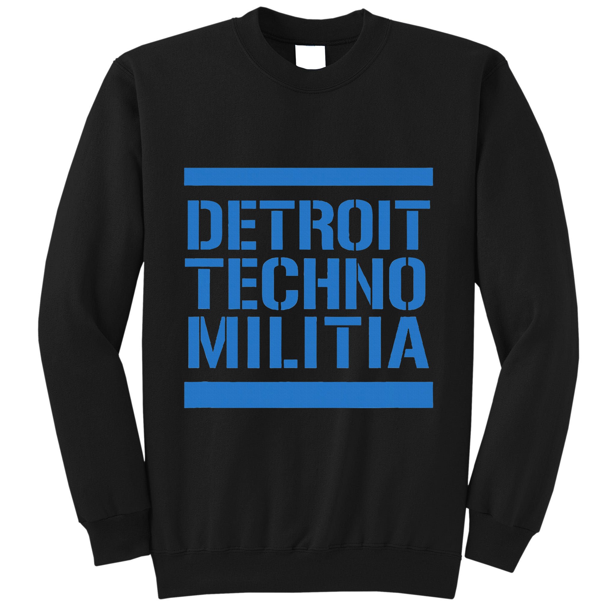 Detroit Techno Militia Blue Tall Sweatshirt