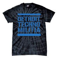 Detroit Techno Militia Blue Tie-Dye T-Shirt