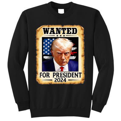 Donald Trump Mug Shot Wanted For U.S. President 2024 Sweatshirt