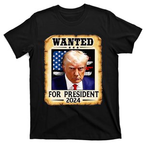 Donald Trump Mug Shot Wanted For U.S. President 2024 T-Shirt