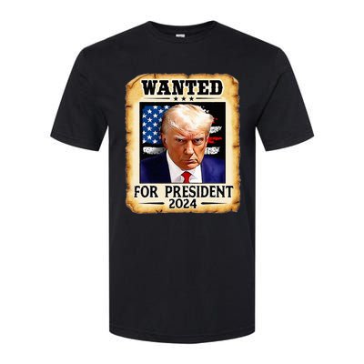 Donald Trump Mug Shot Wanted For U.S. President 2024 Softstyle CVC T-Shirt