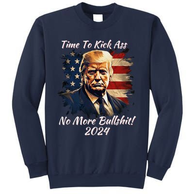 Donald Trump My President 2024 America Mug Shot Flag Funny Sweatshirt