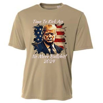 Donald Trump My President 2024 America Mug Shot Flag Funny Cooling Performance Crew T-Shirt