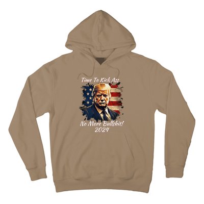 Donald Trump My President 2024 America Mug Shot Flag Funny Hoodie