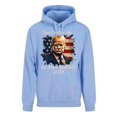 Donald Trump My President 2024 America Mug Shot Flag Funny Unisex Surf Hoodie