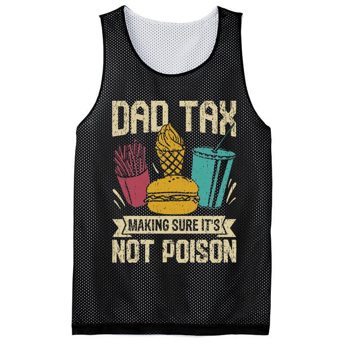 Dad Tax Making Sure It's Not Funny Father's Day Mesh Reversible Basketball Jersey Tank